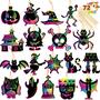 Imagem de Crafts JOYIN Halloween Rainbow Scratch Art 72 unidades para crianças