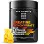 Imagem de Creatina Monohidratada New Elements com BCAA - Suplemento em Gomas