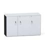 Imagem de Credenza com 03 Portas P25 Pandin 1,20 M Cinza e Preto