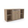 Imagem de Credenza Com Nicho Duplo PE 50 Pandin 1,0 M Noce Naturale