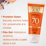 Imagem de Creme Baba de Caracol Rugas e Cicatrizes + Protetor Solar Facial  com Vitamina E FPS 70