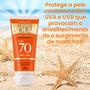 Imagem de Creme Clareador Nova Pele + Protetor Solar Facial  com Vitamina E FPS 70