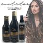 Imagem de Creme de Pentear Para Cabelos Orgânicos Bio Fibra Apliques Black e Cachos 300 ml Donna Bella Hair