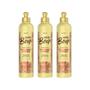 Imagem de Creme De Pentear Seda 350Ml Boom Volumao Black - Kit C/3Un
