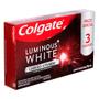 Imagem de Creme Dental Colgate Luminous White Charcoal Carvão Ativado 70g - Embalagem com 3 Unidades