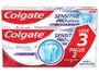 Imagem de Creme Dental para Dentes Sensíveis Colgate - Sensitive Pró-Alívio Imediato 90g 3 Unidades