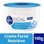 Imagem de Creme Facial Nivea Cuidado Nutritivo 100g hidratante facial não oleoso