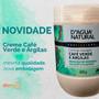 Imagem de Creme Massagem D'Agua Natural Argila Café Verde 650g