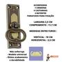 Imagem de Cremona Para Porta Janela Colonial Oxidada kit Completo