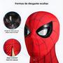 Imagem de Crianças Spiderman Máscara De Controle Remoto Olhos Móveis Peter Parker Halloween Cosplay Traje