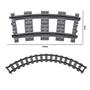 Imagem de Crianças Trens Criativos Trilhos Flexíveis Bifurcados Trilhos Curvos Retos Bloco De Construção