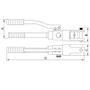 Imagem de Crimpador hidraulico para compressao de terminais tramontina