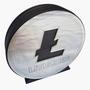 Imagem de Criptomoeda 3D Litecoin (LTC) Decorativa 16CM