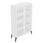 Imagem de Cristaleira 2 Portas de Vidro 0808 Branco - Genialflex