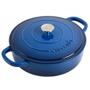 Imagem de Crock Pot Artisan Ferro Fundido Esmaltado Braiser W / Lid, 5 Quart, Azul Safira