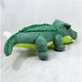 Imagem de Crocodilo Pelúcia Verde Com 36 Cm Comprimento Jacaré