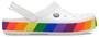 Imagem de Crocs Crocband Rainbow Block clog - White/multi                     