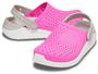 Imagem de Crocs LiteRide Kids  Electric Pink/White