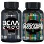 Imagem de Cromo Picolinato 200 Caps + Bcaa 30 Caps Black Skull