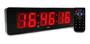 Imagem de Cronometro Relógio LED Digital Parede Mesa Com Controle 2113