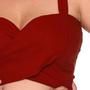 Imagem de Cropped Alfaiataria Transpassado Bengaline Plus Size