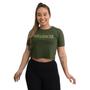 Imagem de Cropped Blusa Feminina Estampado Camiseta Fitness Academia