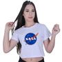 Imagem de Cropped Blusinha Algodão Moda Geek Nerd Nasa U.S.A