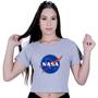 Imagem de Cropped Blusinha Algodão Moda Geek Nerd Nasa U.S.A