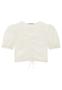 Imagem de Cropped Branco Viscose Infantil Lilimoon