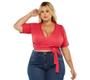 Imagem de Cropped c Amarraçao Transpassado Plus Size