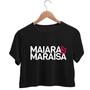 Imagem de Cropped Camiseta Maiara e Maraisa Sertanejo Blusinha Feminina