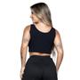 Imagem de Cropped Camiseta Vekyo Regata Canelado Feminino Preto