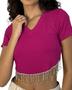 Imagem de Cropped com strass na barra REF5393