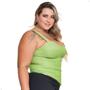Imagem de Cropped Corset de Alça Corpete Modelador Com Decote Meia Taça Plus Size