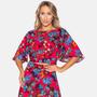Imagem de Cropped de Viscose com Amarração Estampado