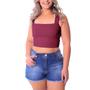 Imagem de Cropped Faixa Alça Grossa Plus Size