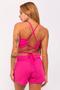 Imagem de Cropped Feminino Casual Liso Planet Girls Rosa Médio