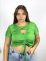 Imagem de Cropped Feminino Plus Size Decote Moda Plus Tamanho Único Veste 44 ao 52