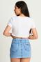 Imagem de Cropped Feminino Silk Logo Planet Girls Branco