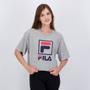 Imagem de Cropped Fila Stack New Feminino Cinza