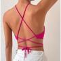 Imagem de Cropped Frente Unica com Amarração Tricot Verão