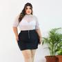 Imagem de Cropped Lurex Brilho Festa Natal Plus Size Manga Princesa - Zoe