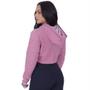 Imagem de Cropped moletinho algodão feminino casual capuz orbis