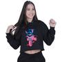 Imagem de Cropped Moletom Feminino Lilo Stitch Motoca