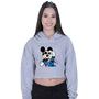 Imagem de Cropped Moletom Feminino Mickey Lilo Stitch Friends