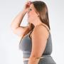 Imagem de Cropped Plus Size Mescla Sem Bojo