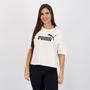 Imagem de Cropped Puma Ess Logo Feminino Branco