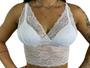 Imagem de Cropped Renda Regata Blusinha Top Bojo Decote R11