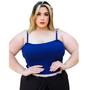 Imagem de CROPPED RETO PLUS SIZE DRAPA PLUS Cropped com Lycra de Alça DA (COR DISPONIVEL NO DIA)