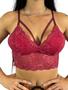 Imagem de Cropped Strappy Tecido De Renda Toque Suave R12